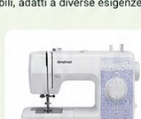 Visual dimostrativo di una macchina da cucire meccanica, non foto esatta del modello